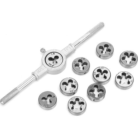 Jeu taraud/filière 60HRC acier GCr15, pour CNC et usage manuel (1/5)