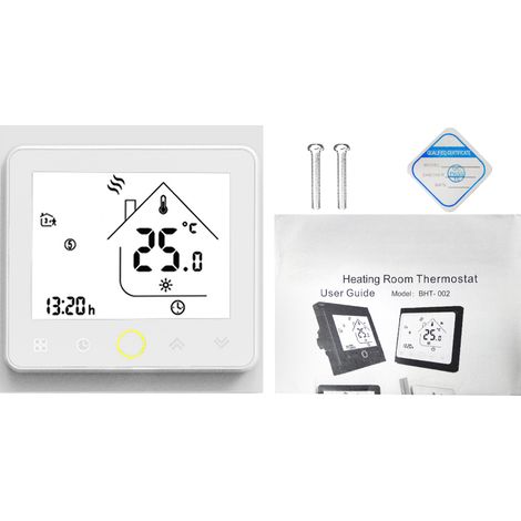 Thermostat intelligent Intellight, contrôleur de température 5A, pour chaudière à eau/gaz, pour la maison, sans Wi-Fi, blanc (1/5)