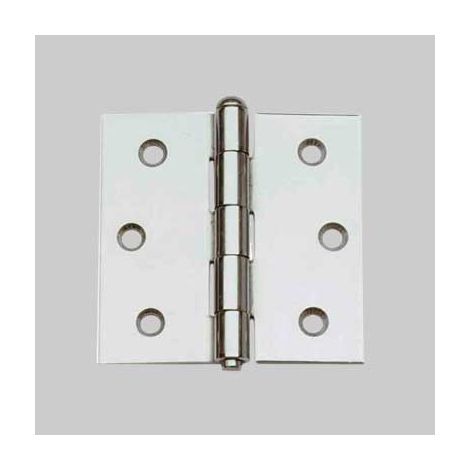 CERNIERA EXTRAPESANTE 3804 VALTOCE - INOX PERNO SFILABILE MM 65X65X2,0 - 24 pezzi