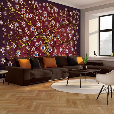 Papier peint arbre orient - 250 x 193 cm (1/4)