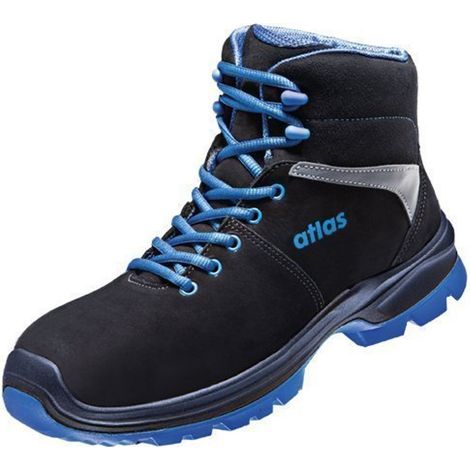 Atlas Sicherheitsstiefel ERGO-MED 80 S2 ESD SRC DGUV W14 Gr. 45 schwarz/royalblau (1/3)
