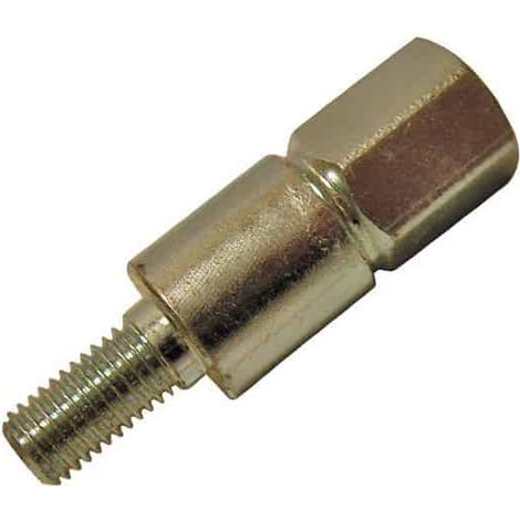 Inserto metallico quadrato da 6 mm per rinvio angolare universale del decespugliatore