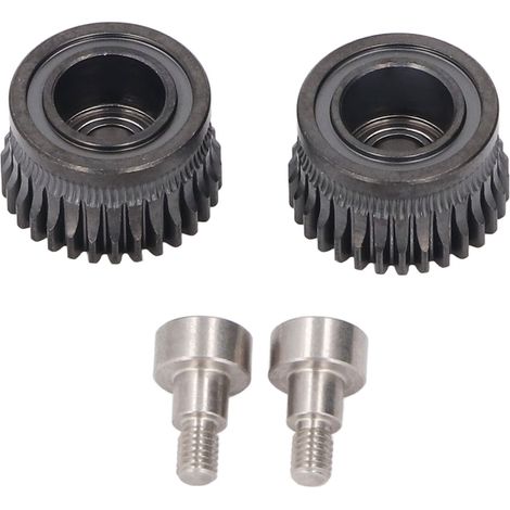 2 pièces engrenage d'extrudeur revêtement nano acier trempé roue d'entraînement pour K1 K1C Maximum Ender 3 V3 Plus (1/5)