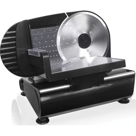 Silva Allesschneider elektrisch AS 520 - Schneidemaschine Brot und Wurst 0-15mm schwarz, 150W
