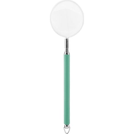 Épuisette extensible pour poissons et crevettes, adaptée aux aquariums, bassins et étangs (verte, ronde). (1/5)
