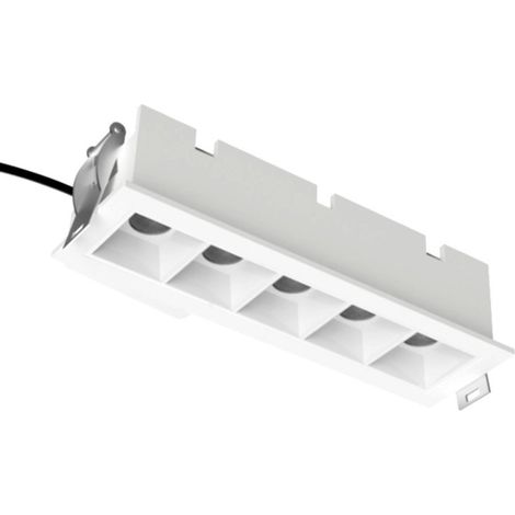 Faretto incasso lampadari bartalini avotnam 5 bianco led alluminio