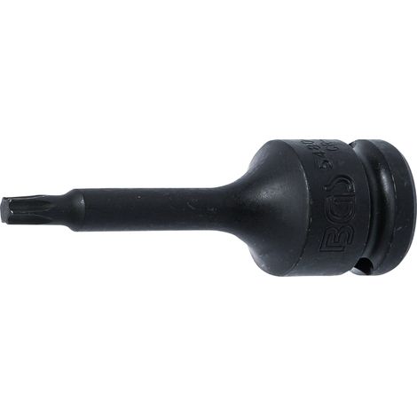 Punta de vaso de impacto  longitud 75 mm  entrada 12,5 mm (1/2")  perfil en T (para Torx) T30 (1/2)
