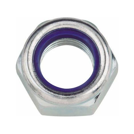 50 écrous frein autobloquant M16 mm DIN-985 zingué - DZ98516 - Index - 50 écrous frein autobloquant M16 mm DIN-985 zingué - DZ98516 - Index (1/3)