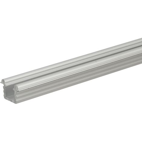 Rail Alu pour placard coulissant 2 M ABAKOU - compatible avec roulette 284637
