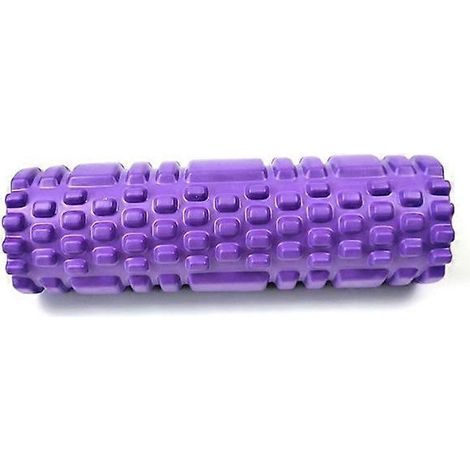 26 cm Rückenmassagerolle, Yogablock, Heimtrainingsgerät, Lila, 25,5 cm