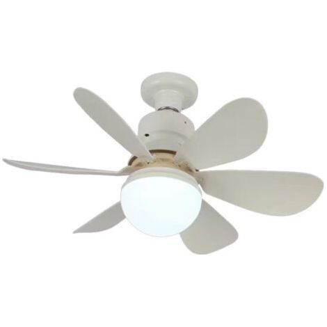 ALLIANDISVentilateur de Plafond avec Lumière et Telecommande,LED Ventilateur Dimmable Plafonnier, E27 lustre ventilateur, 6 Pales (1/4)
