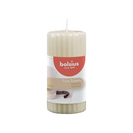 Bolsius Duft-Stumpenkerze 120/58 True Scents Vanille