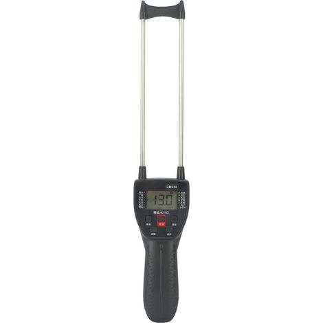 GARRYFIZH Humidimètre de Foin Portable Testeur d'humidité Foin avec Sonde Testeur Fibre Numérique Plage d'humidité 10% à 40% pour la Paille, L'herbe Fourragère la Luzerne (1/5)