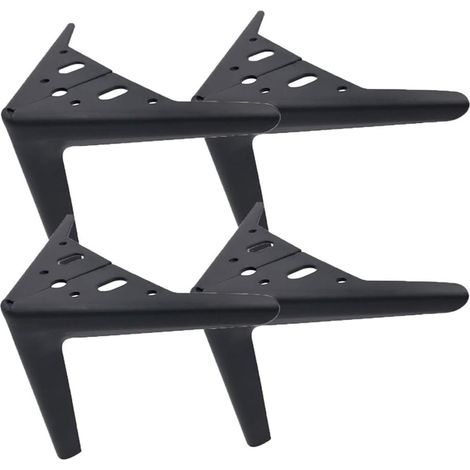 Pieds de meubles en fer, 12 cm, pieds triangulaires modernes en métal pour canapé, armoires, meubles rembourrés, lot de 4 (1/5)