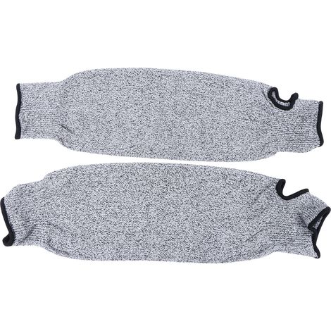 1 Paire de Manchettes de Protection 45cm Niveau 5 Anti-Coupures pour Jardinage et Travaux