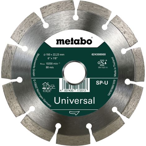 Metabo Diamanttrennscheibe 150x22,23mm, SP-U, Universal SP (1/3)