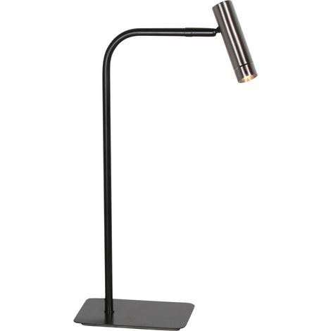 Mexlite - tischlampe - Lumo - stahl schwarz - metall -