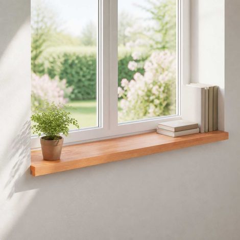 Appuis de fenêtre 2 pc Vernis 70 x 40 x 2 cm (1/5)