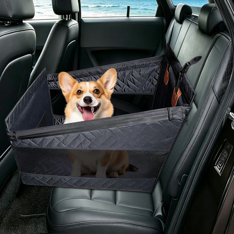 Siège Chien pour Banquette Arrière, Design Très Grand pour Gros Chiens, Tissu 600D Oxford, Coussin Amovible (1/5)
