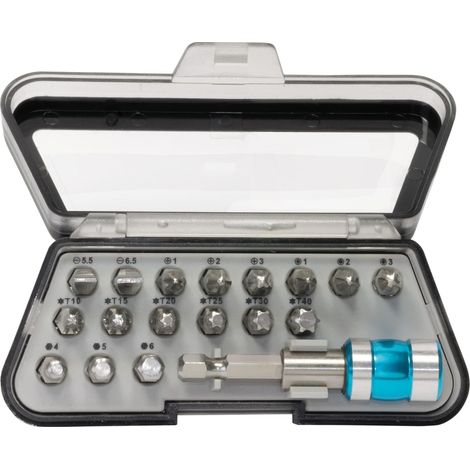 SW-Stahl 04128L Bitsortiment Edelstahl (INOX) 18 tlg