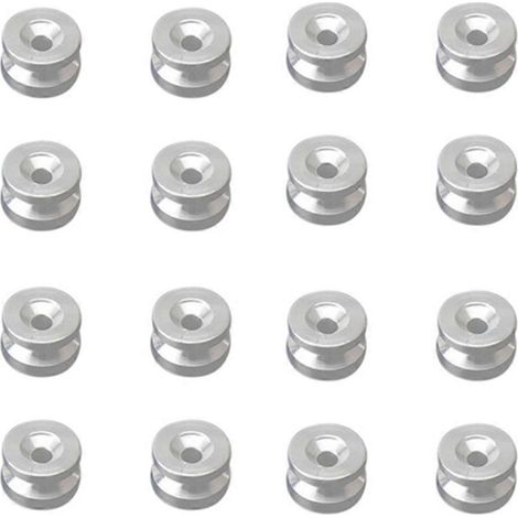 Lot de 16 pièces : boîte à outils de toit arrière pour moto, support de coffre, bagues, entretoises, boucles, accessoires universels (1/4)