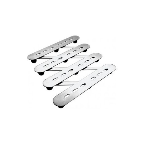 Ibili Ausziehbare Untersetzer Silber 45 x 20 cm