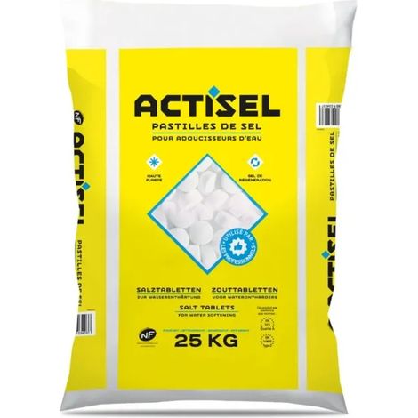 Addolcitore d'acqua les-salins-du-midi aqua excell alta purezza 25 kg