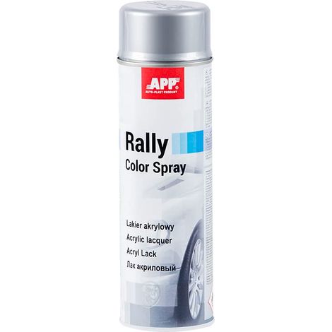 Rally Color Spray - Peinture acrylique en bombe Argent 500 ml (1/5)