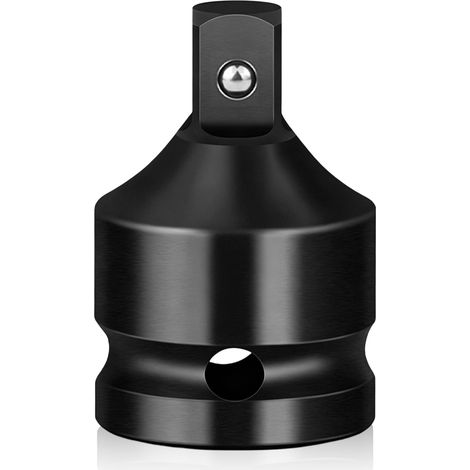 Adaptateur de douille 1F vers 1/2 m, prise femelle vers mâle, adaptateur à choc et réducteur de douille de visseuse à percussion, réduction en acier au chrome, molybdène pour clés à cliquet (1/5)