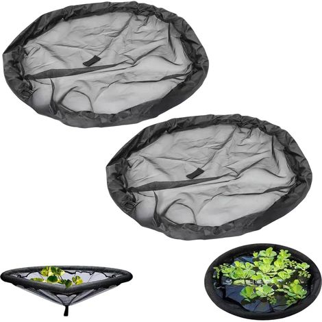 Lot de 2 anneaux de protection flottants ronds pour plantes de bassin,45 cm, île de natation, protection des plantes, bassin de jardin, bassin de jardin, bassin de jardin, maison (1/5)