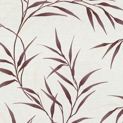 Vliestapete - Fashion for Walls 5 - Burgunder Creme Rot Bäume Blätter GMK Erismann - 1052806 (1/5)