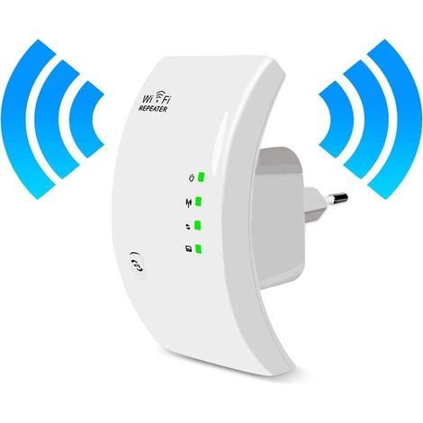 Drahtloser WLAN-Repeater, 300 Mbit/s, WLAN-Extender, WLAN-Signalverstärker mit großer Reichweite, WLAN-Booster mit Ethernet-Anschluss, Access Point, WLAN-Repeater, einfache Einrichtung