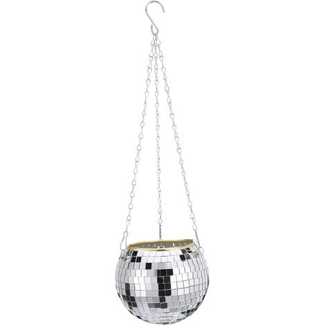 [Blumentopf] [Kunststoff] [Pflanzgefäß Disco Ball XL] [Hängend] [Großes Fassungsvermögen] [Multifunktional] [Für Gärten und Terrassen] [15 x 15 x 13 cm] [1 Stück] (1/4)