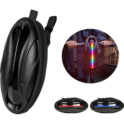Intelligente Aufbewahrungstasche mit universellem LED-Display für Elektroroller, App-gesteuert, Lenkertasche, Zubehör (1/5)