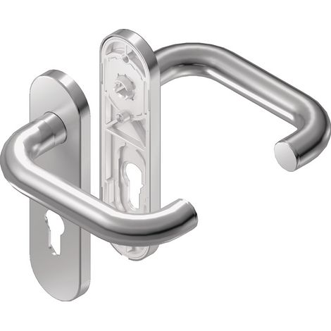 BKS Kurzschildgarnitur Rondo K1.0/H1.0 VA EST PZ rd Wechselgrt - B-70210-00-0-8 (1/2)
