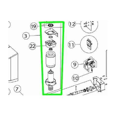 6CS18M Motore Per Cross14/e/ve-18-18e-18ve Ditec 6cs18m Entrematic Ricambio Originale