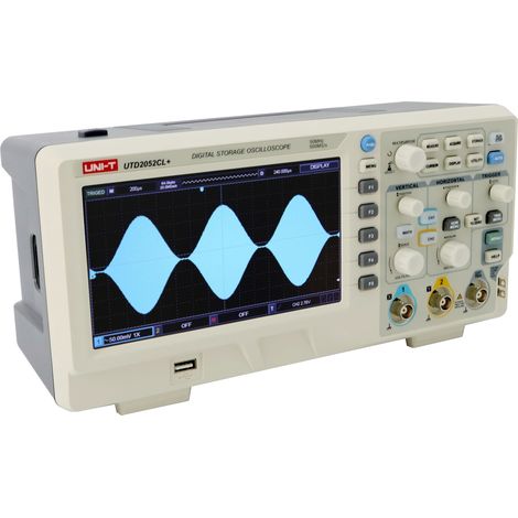 Oscilloscope UNI-T, UTD2052CL+, 2 canaux, 50 MHz