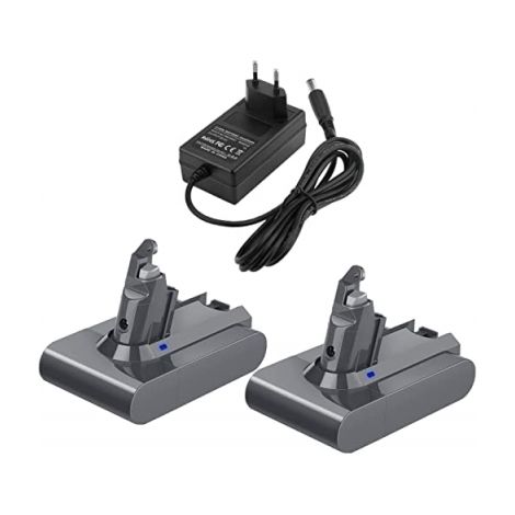 Batterie de rechange avec chargeur pour Dyson V6 DC58 DC59 DC61 DC62 pour Dyson V6 Animalpro, V6 Absolute, V6 Animal Batteri 965