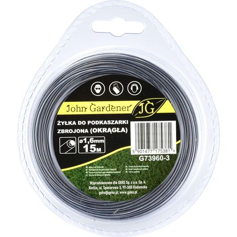 Geko G73960-3 Fil de coupe vert 15 mètres 1,6 mm (1/2)