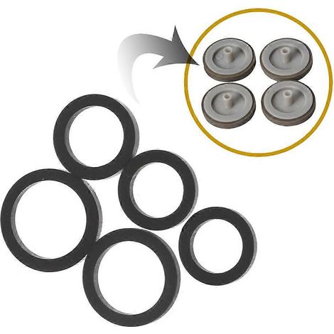 Lot de 20 anneaux en caoutchouc pour poulie de renvoi de lecteur audio, compatibles avec les magnétophones à cassettes. (1/4)