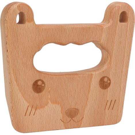 Lot de couteaux en bois pour enfants, jouet de découpe de fruits et légumes, outil de cuisine Montessori pour bébé, type chat (1/5)