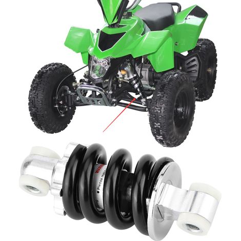 Amortisseurs de 10 mm/0,3 po pour mini-motos, compatibles avec les quads, VTT et motos tout-terrain de 43 cc, 47 cc et 49 cc. (1/5)