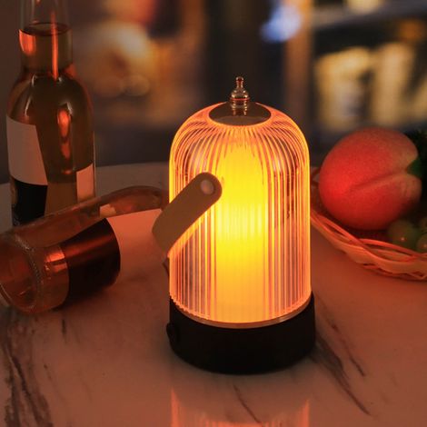 Lampe Table Portative Cage Oiseau - Commande Tactile - LED Rechargeable sur Batterie - Pour Chambre Salon Salle de Bain - 1 Pièce (1/3)