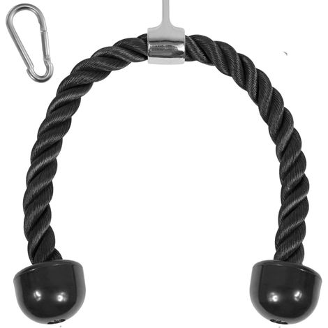68,6 et 91,4 cm corde triceps avec 4 couleurs, corde musculation fitness, accessoires de musculation, sport accessoires entrainement (1/4)