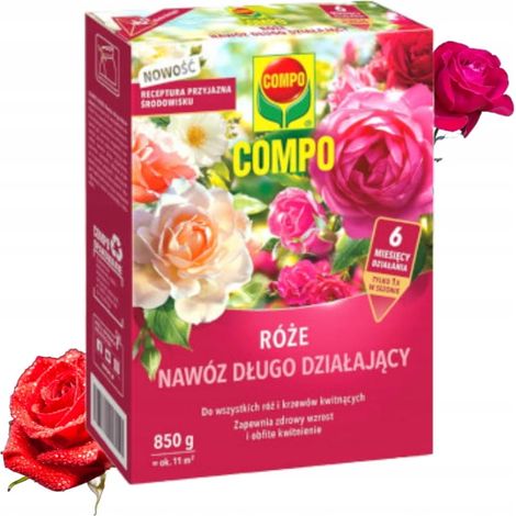 Fertilizzante a lunga durata per rose 850 g efficiente (1/3)