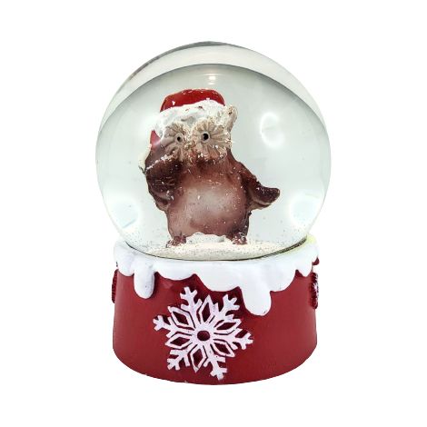 Bola de nieve con búho de 6 cm (1/5)