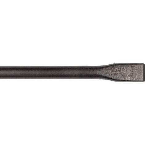 Burin plat hex.17mm L.450 x 25 mm avec collet HIKOKI 751554