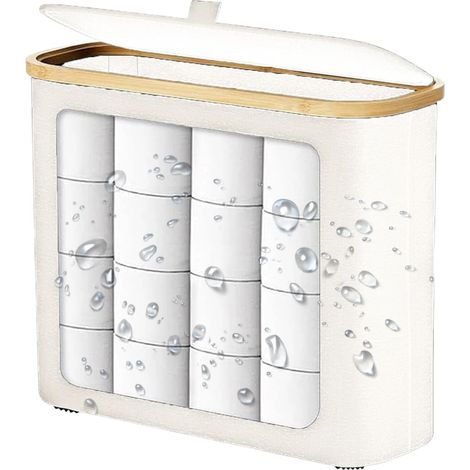 Porte-papier toilette, organisateur de rangement 12 rouleaux – (1/5)