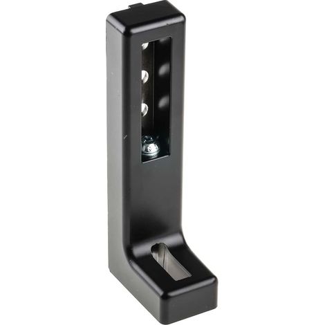 Fixation au sol RS PRO, profilé 40 mm, rainure 8mm en Zinc moulé ( Prix pour 1 ) (1/2)