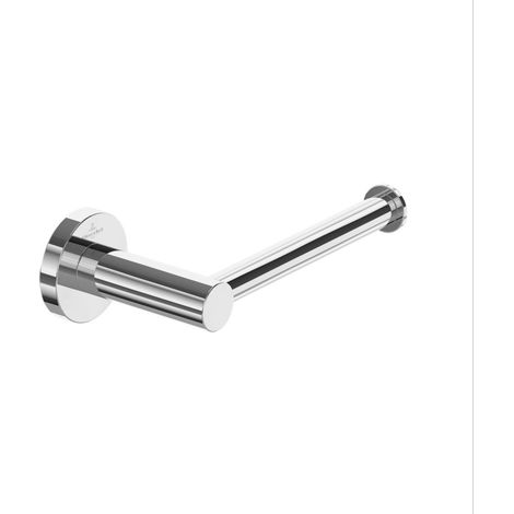 Villeroy & Boch - Porta carta igienica da parete senza coperchio. in zinco. rotondo. cromato (1/3)